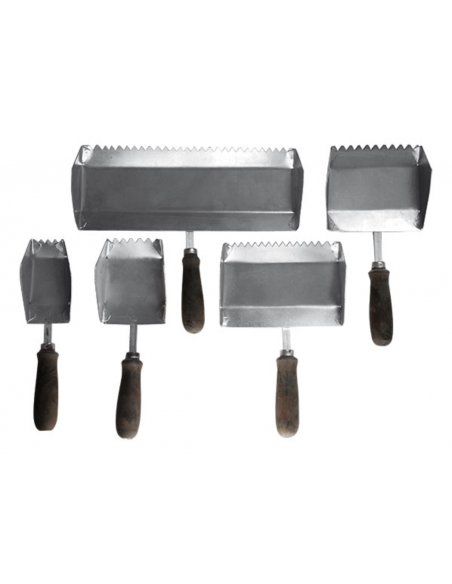 Paletas dentadas tipo cucharón