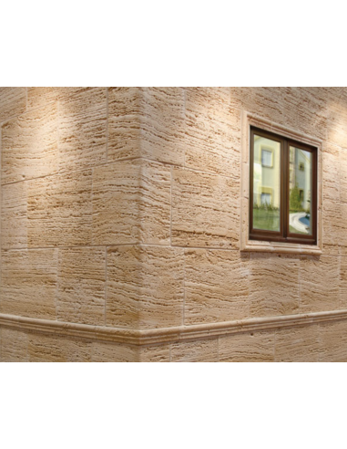 Esquina Travertino Arenado